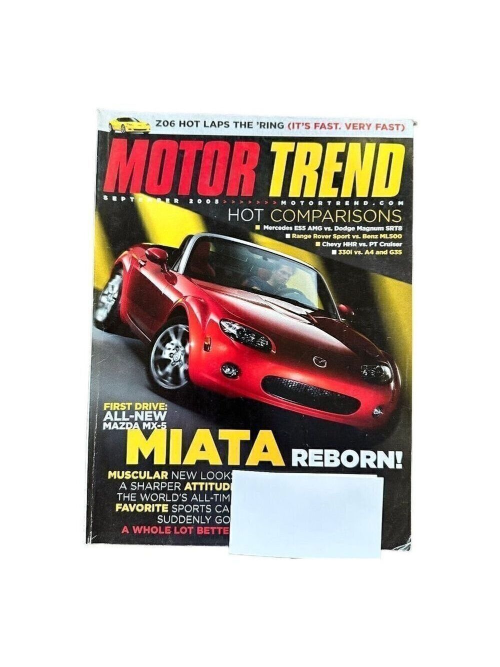 Motor Trend Magazine Mercedes E55 AMG Vs Dodge Magnum September 2005